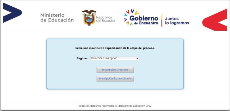 Matricula en linea Sierra juntos.educacion.gob.ec